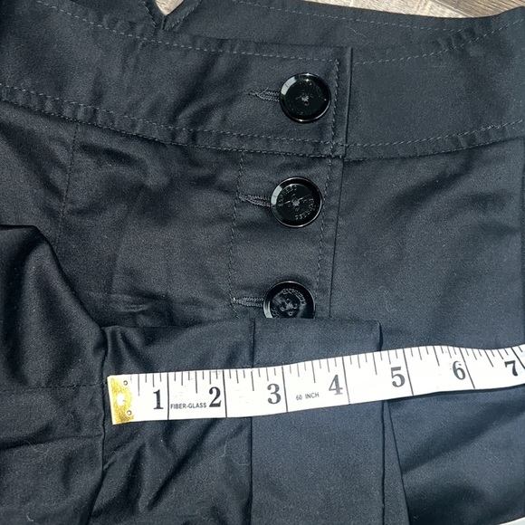 EXPRESS black button midi sailor business shorts size 0 - Picture 7 of 8